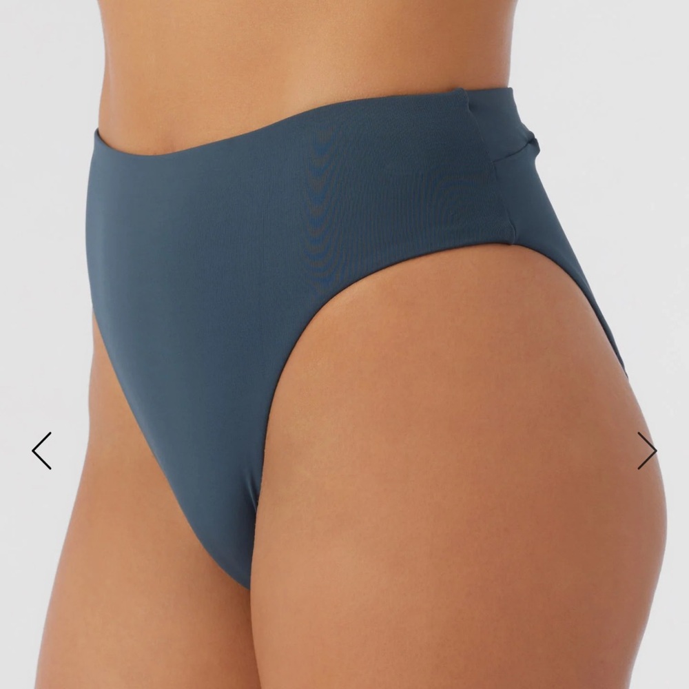 O’Neill saltwater solids - slate High-Waisted Blue Bikini Bottom